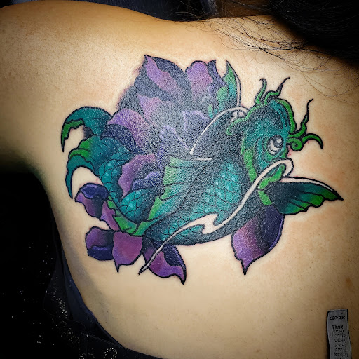 Explore pennywise tattoo ideas, creative tattoo ideas in Chicago, available at Mind Crusher Tattoo