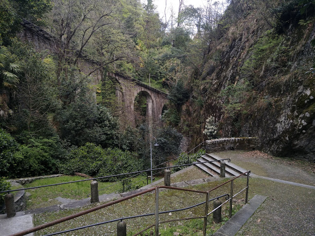 Walking path to Santurario Della Madonna Del Sasso