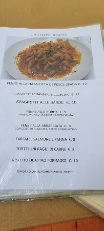 Menu / carte de Ristorante Giove à Syracuse