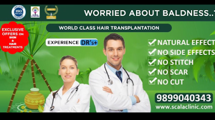 Scala Skin & Hair Transplant Clinic :1-8-499/14/3, street no:9,  Hyderabad, Telangana, IN - Zaubee