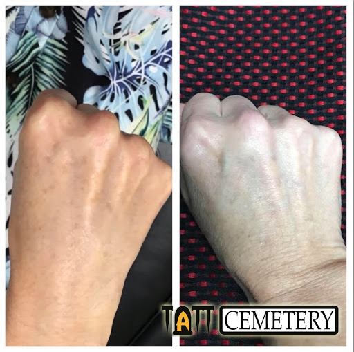 Explore tattoo ideas black and white, creative tattoo ideas in Fort Myers, available at Laser Tattoo Removal by Tatt Cemetery