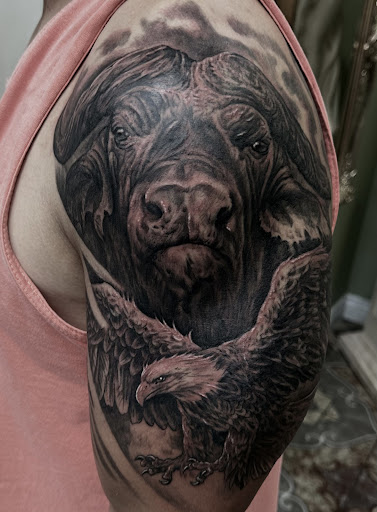 Explore hispanic tattoo ideas, creative tattoo ideas in Sunnyvale, available at Da Wei Tattoo Inc
