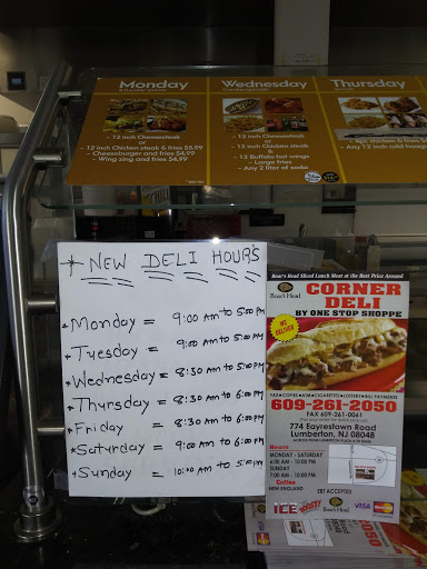 Convenience Store «One Stop Shoppe», reviews and photos, 774 Eayrestown Rd, Lumberton, NJ 08048, USA