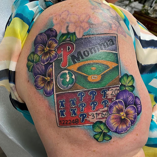 Explore husband and wife matching tattoo ideas, creative tattoo ideas in Gloucester City, available at 12 oz. Studios Tattoos and Piercing Brooklawn