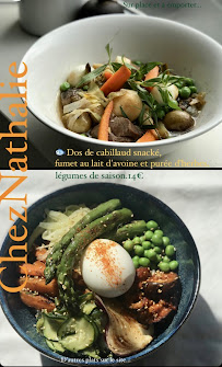 Chez Nathalie à Paris menu