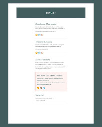 Eclipse - to the food and back à Cagliari menu