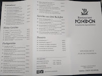 Restaurant Poseidon à Waldsassen menu