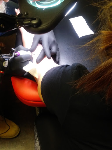 Explore skeleton tattoo ideas, creative tattoo ideas in Mcalester, available at GSC Tattoo studios
