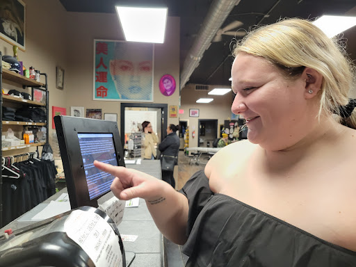 Explore live laugh love tattoo ideas, creative tattoo ideas in Des Moines, available at Lucky Gal Tattoo & Piercing