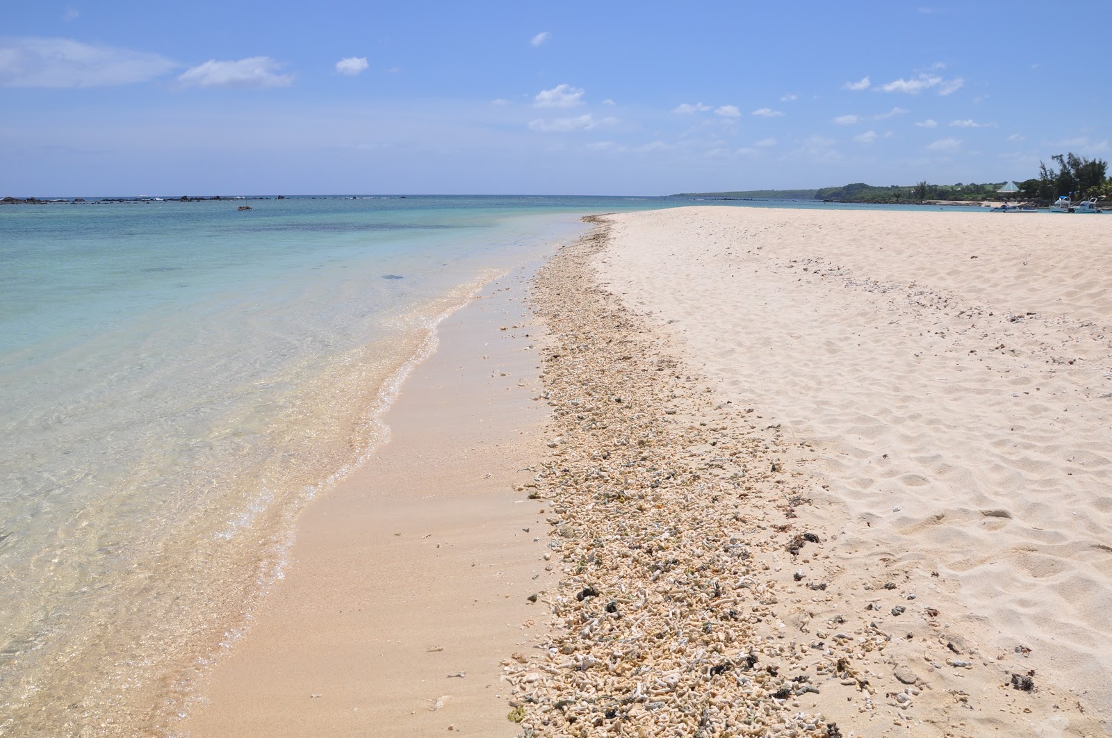 Foto av Flic En Flac Beach och bosättningen