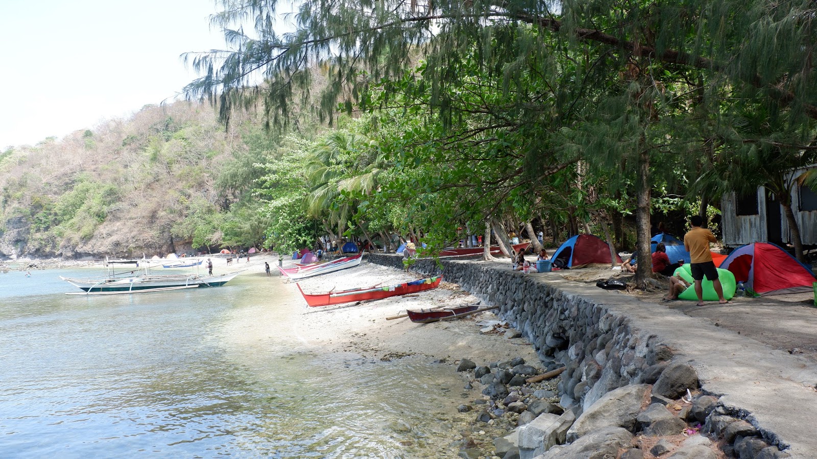 Foto van Calayo beach met lange baai