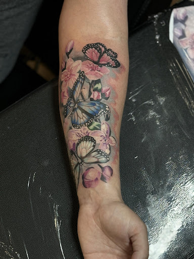 Explore creative name tattoo ideas, creative tattoo ideas in Yakima, available at Wallflower Body Piercing & Crazy Ink Tattoo