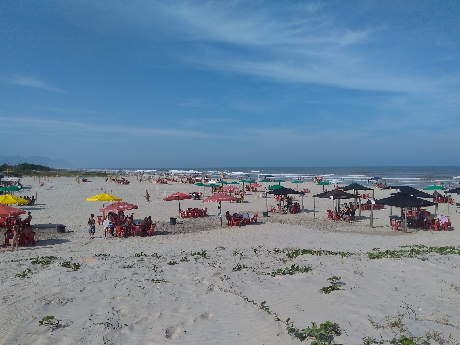Foto di Spiaggia di Juréia con una superficie del sabbia fine e luminosa