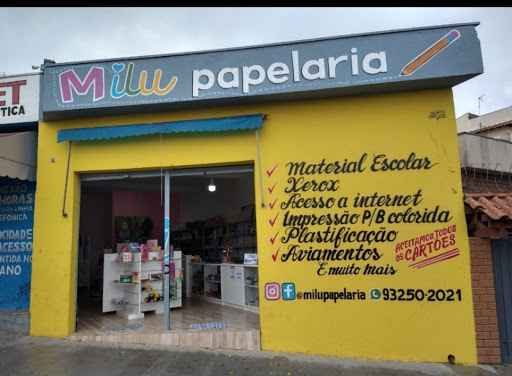 Logo da empresa - Milu Papelaria