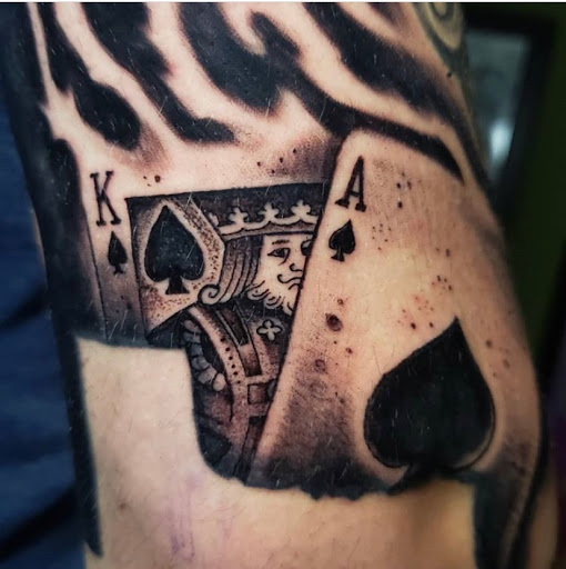 Explore linear tattoos ideas, creative tattoo ideas in Dallas, available at Change of Tides Tattoo