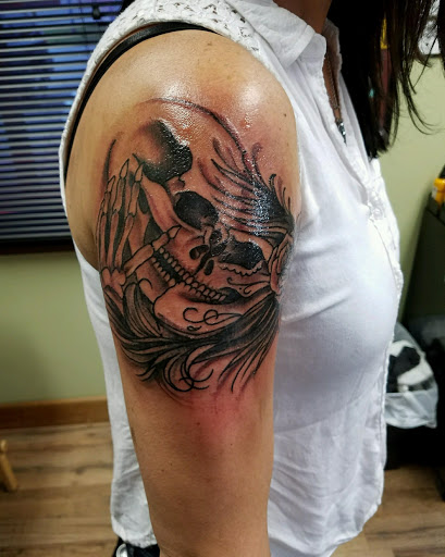 Explore mexican tattoo sleeve ideas, creative tattoo ideas in Altoona, available at Custom Skin Art