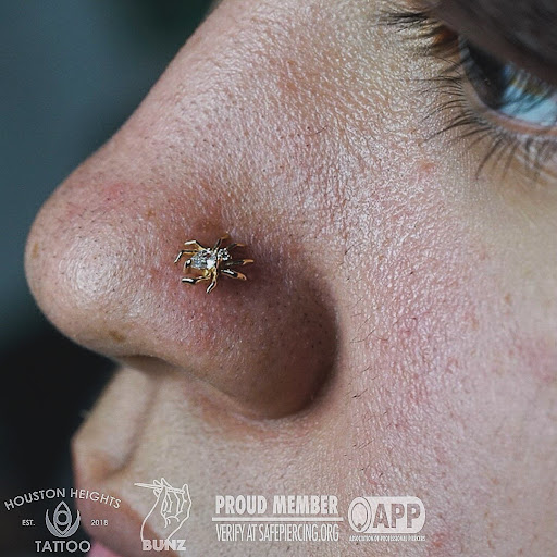 Explore cute face tattoo ideas, creative tattoo ideas in Houston, available at Houston Heights Tattoo & Piercing