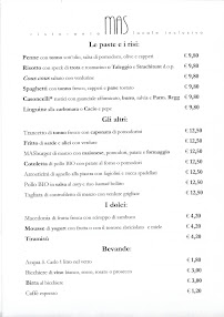Menu / carte de Mas à Lovere