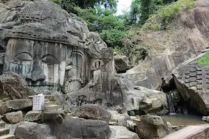 Unakoti Rock Carvings image