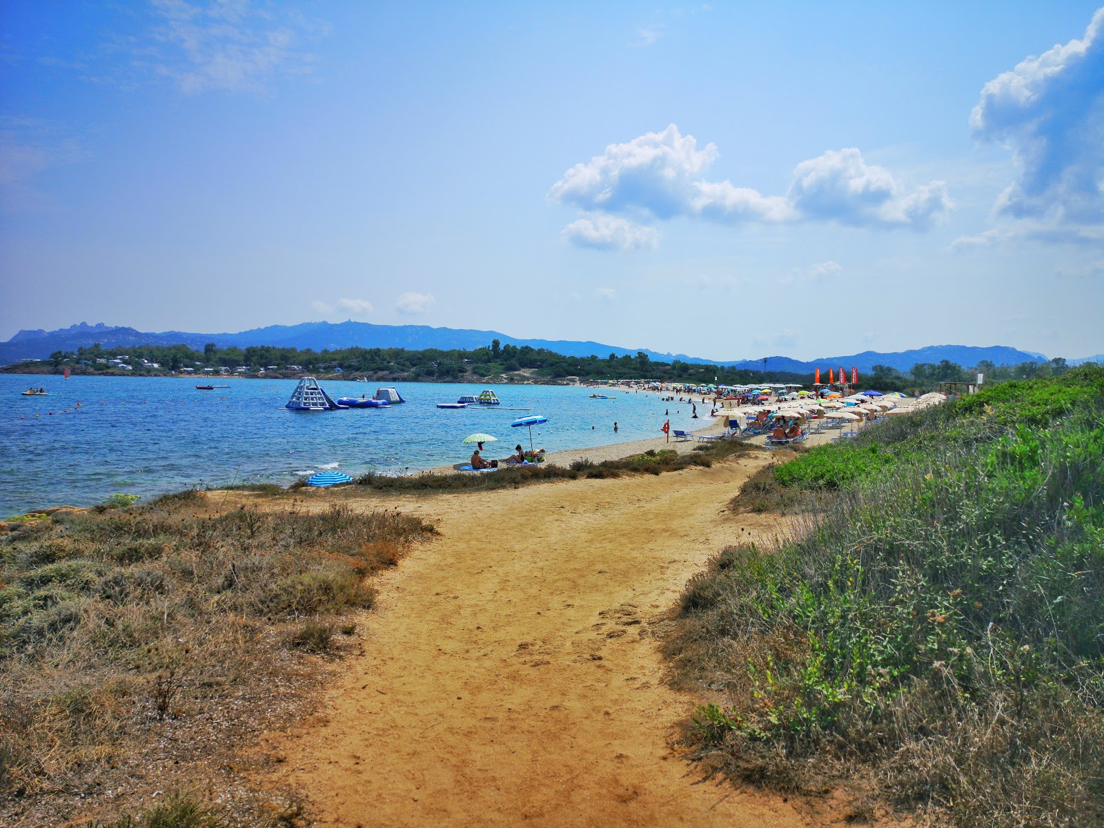 Photo of Tanca Manna Beach and the settlement