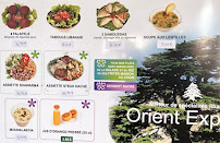 Menu / carte de Orient Express votre restaurant traiteur libanais à Floirac à Floirac