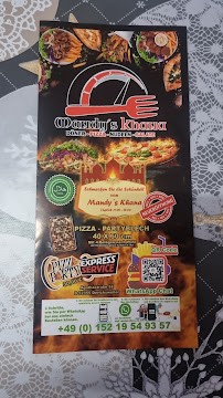 Menu du Mandy's Khana à Düren