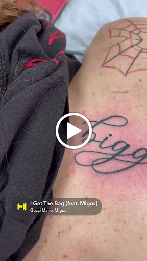 Explore simple motorcycle tattoo ideas, creative tattoo ideas in Vincennes, available at Silver Owl Tattoo