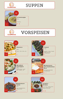 Restaurant de spécialités du Moyen-Orient Aladdin’S Küche مطبخ علاء الدين à Markdorf - menu / carte