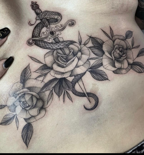 Find jewel tattoo ideas for your next unique tattoo in Boston at Boston Barber & Tattoo Co.