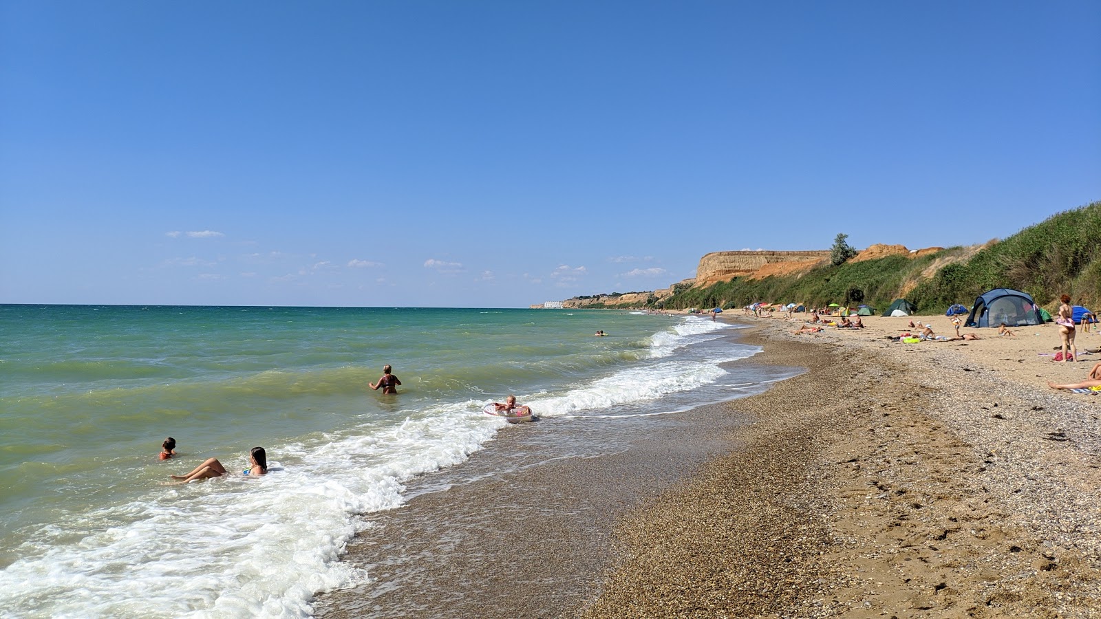 Photo de Plage de Nemetskaya Balka avec un niveau de propreté de très propre