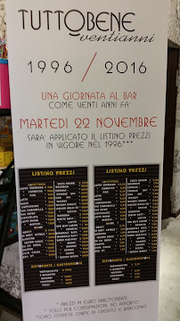 Bar Tuttobene à Campi Bisenzio (la carte)