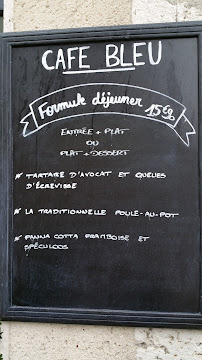 Café Bleu à Chartres menu