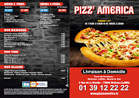 Menu / carte de Pizz'America à Maisons-Laffitte
