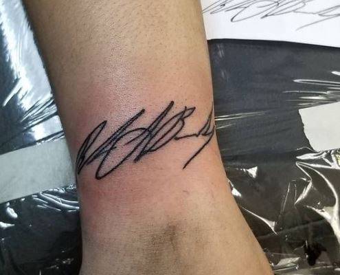 Explore front thigh tattoo ideas for women, creative tattoo ideas in Woodstock, available at Lost Lagoon Tattoo