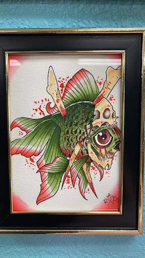 Explore rose tattoo cover up ideas, creative tattoo ideas in Bullhead City, available at Smoke and Dagger Tattoo