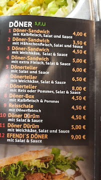 Halal kebab hausee à Darmstadt carte