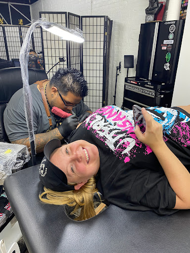 Find harley quinn and joker tattoo ideas for your next unique tattoo in Mauldin at Fanatink Tattoo