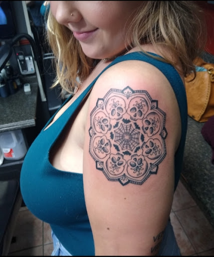 Explore full neck tattoo ideas, creative tattoo ideas in Bethlehem, available at Southside Ink