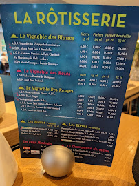 Carte du Restaurant La Salicorne ( ex: La Rôtisserie) à Le Mont-Saint-Michel