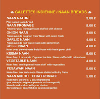 Restaurant indien La Raajmati à Châteauneuf-Grasse - menu / carte