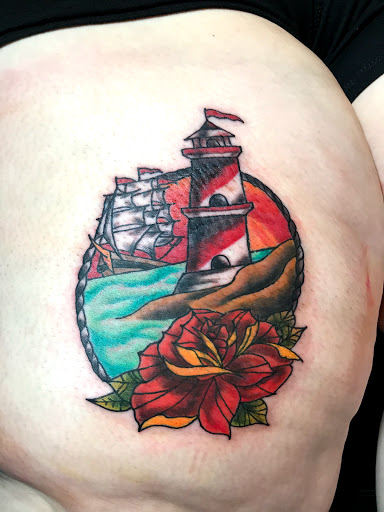 Explore the world is yours tattoo ideas, creative tattoo ideas in Jonesboro, available at Gallery Of Ink Tattoo Shop