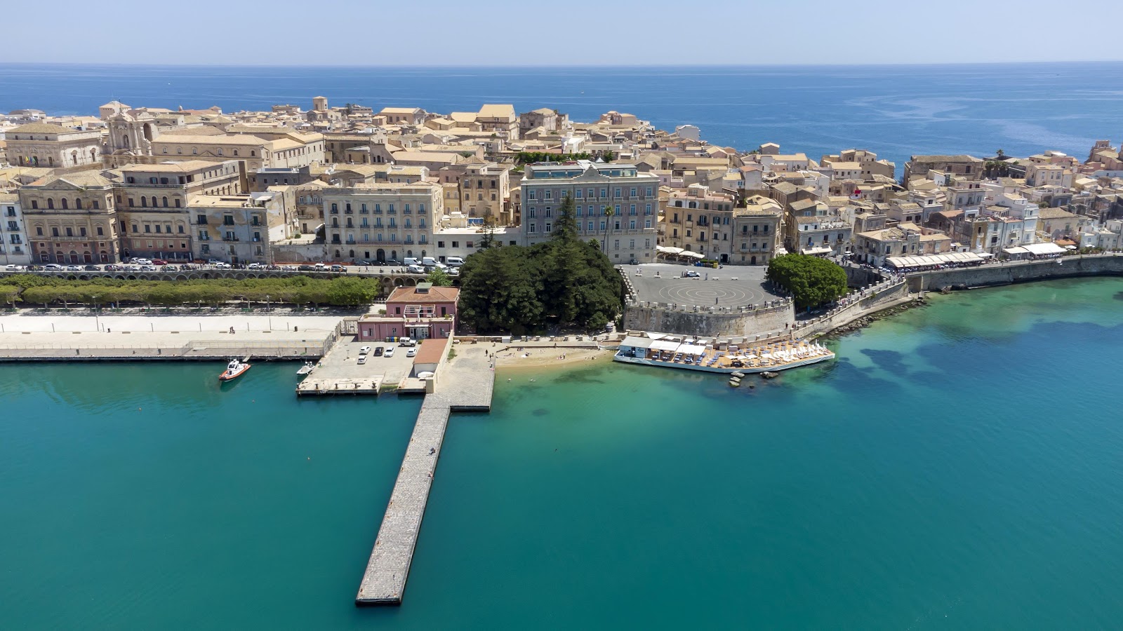 Spiaggetta della Marina in Ortigia'in fotoğrafı ve yerleşim