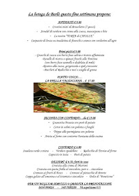 Menu du La Botega de Barlò à Fontanafredda