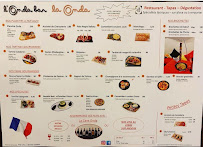 Menu / carte de La Onda - Restaurant et Tapas à Vence
