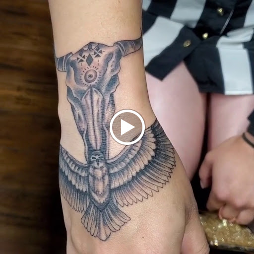 Explore tattoo ideas behind the ear, creative tattoo ideas in Garden Grove, available at Ashes 2 Ink Tattoo and Piercing LLC