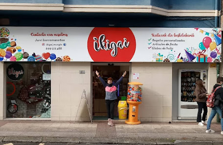 Ikigai; Globos con helio, tienda de golosinas, encargos personalizados, artículos de regalo y mucho mas Elorduigoitia Kalea, 48100 Mungia, Biscay, España
