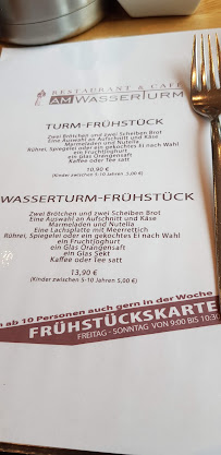 Restaurant Am Wasserturm à Heide carte