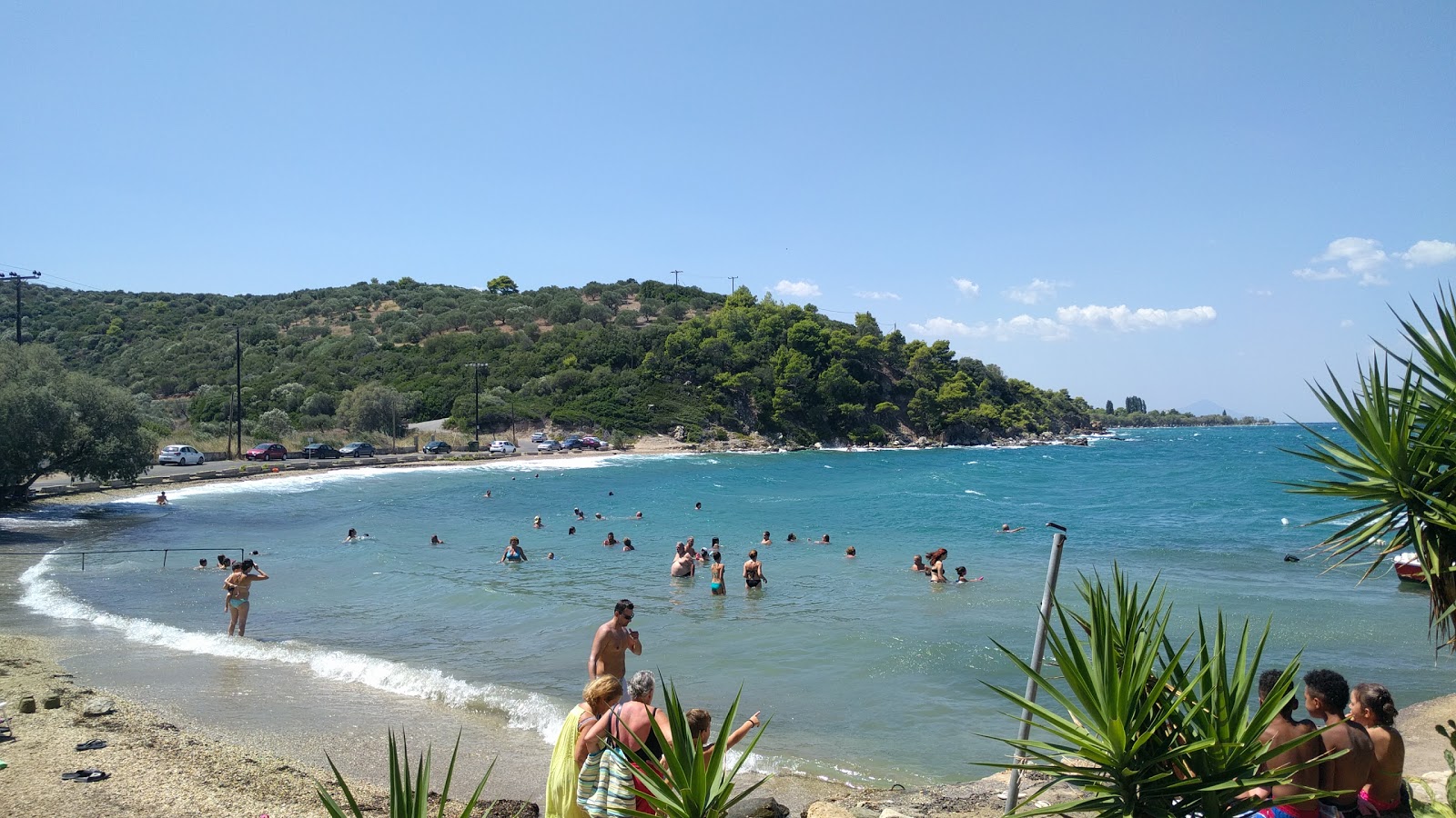 Photo de Limnionas beach avec caillou clair de surface