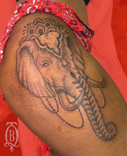 Explore mens infinity tattoo ideas, creative tattoo ideas in Marietta, available at The Queen Bee Tattoo and Piercing Parlour