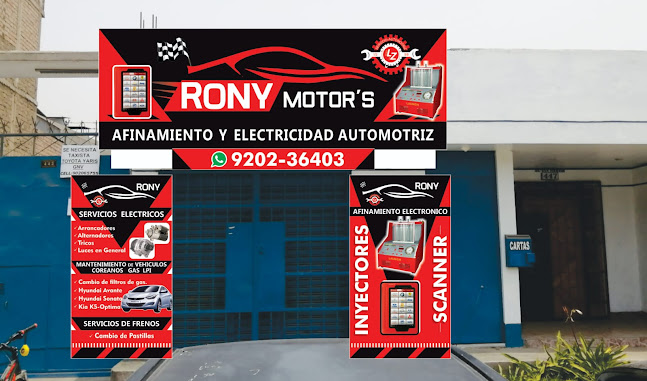 RONY MOTORS - Afinamiento y electricidad automotriz en general